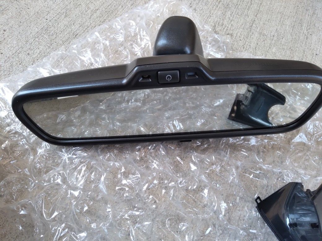 Audi a4 s4 b7 a3 8p a6 c6 S-line black interior rear view mirror compass auto damming