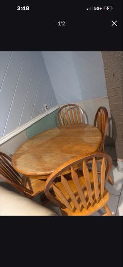 Tables and chairs