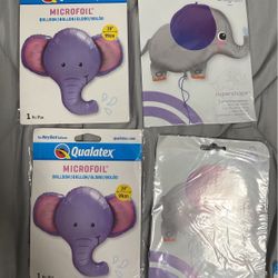 Elephant foil balloons