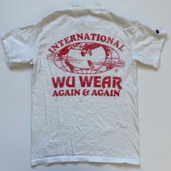 🔴Wu-Wear Shirt Size Small Wu-Tang Again & Again Rare Method Man U-God