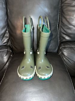 Kids Dinosaur Rain Boots