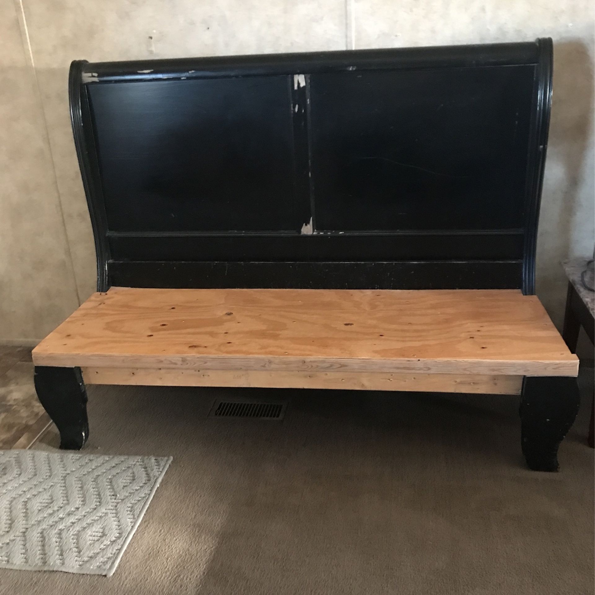 Headboard Bench With Solid Ply Wood 