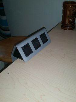 Power port for office desk