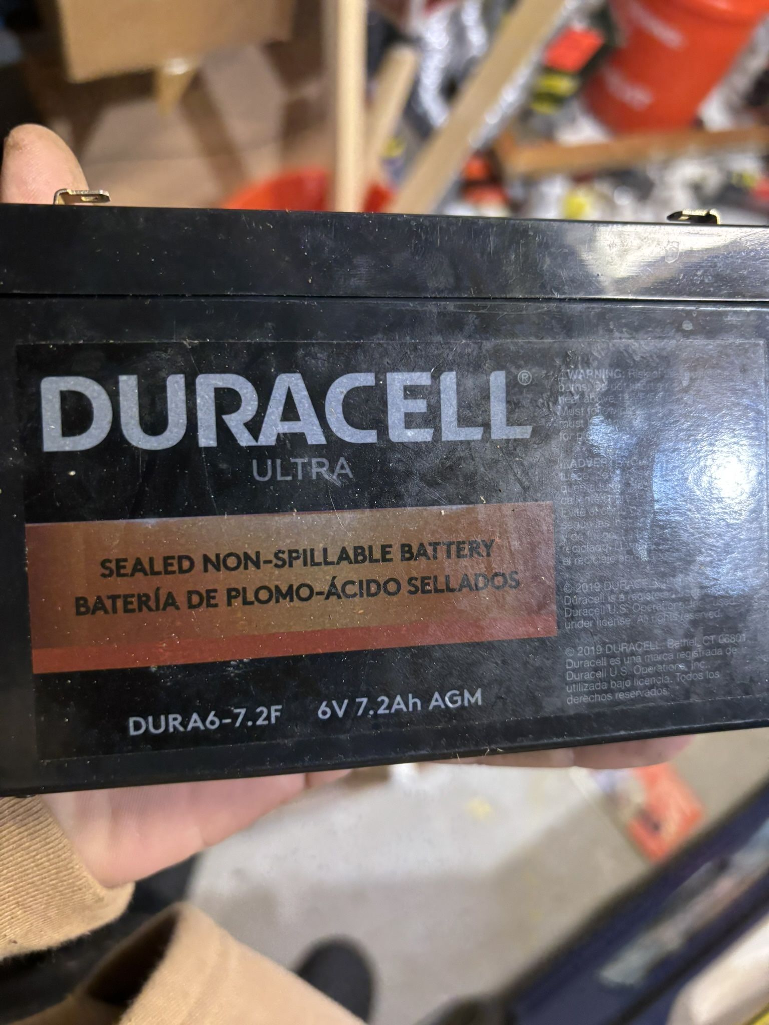 Duracell 6v 5ah