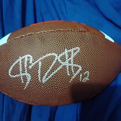 Shedeur Sanders Signed Autograph NFL Football Espn Cleveland Browns Auto