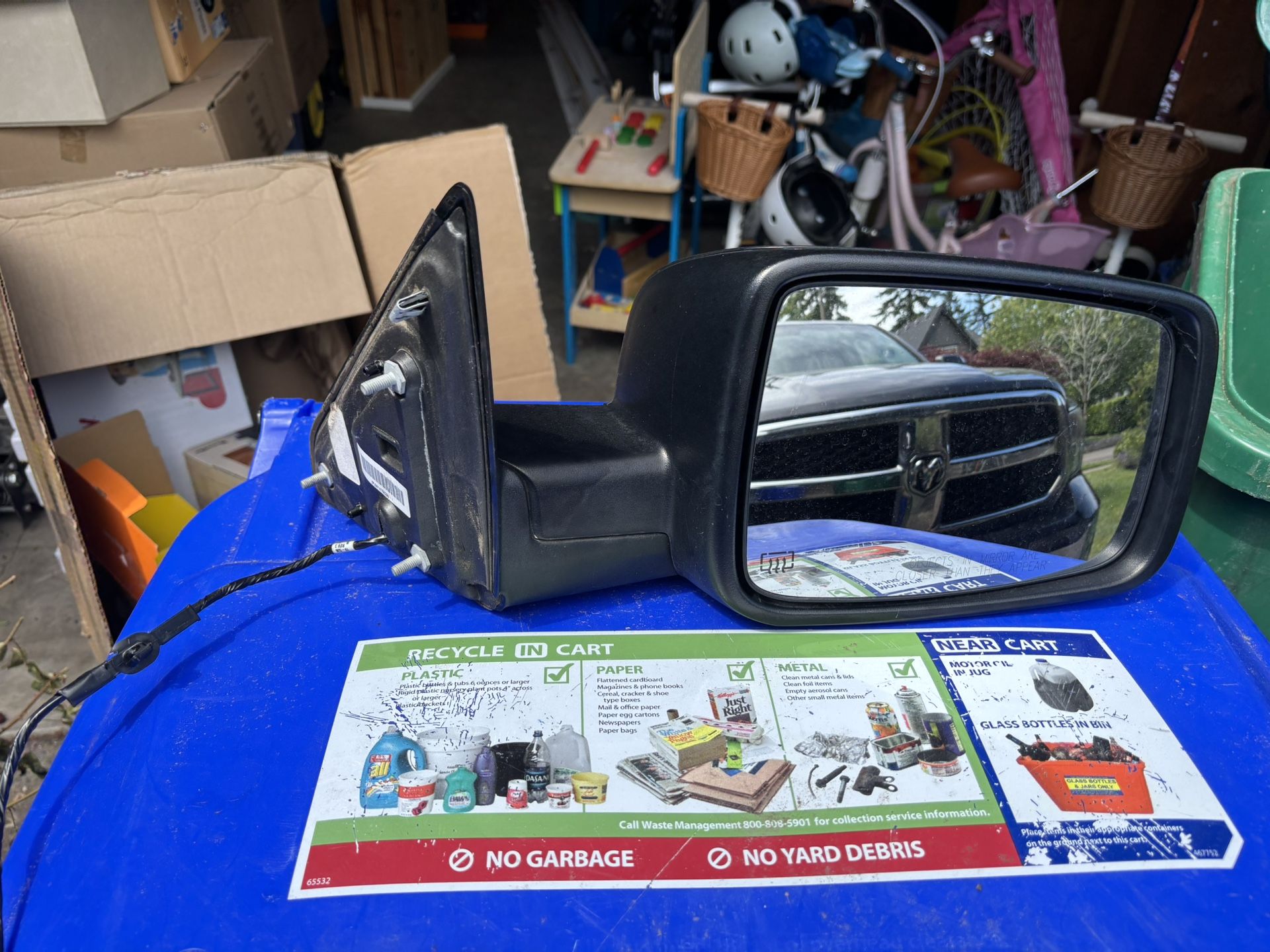2016 Ram 1500 Passenger Mirror Assembly 