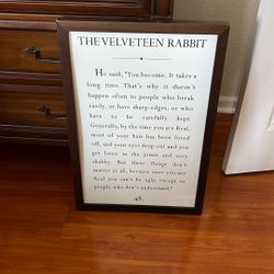 Velveteen Rabbit Canvas 