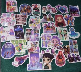 55pc kpop demon hunters stickers