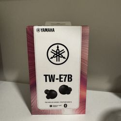 Yamaha TW-E7B True Wireless Active Noise Canceling Earbuds, Black