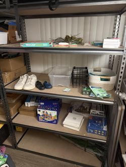 Metal Shelf With Plywood