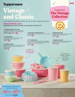 Tupperware Vintage Collection (2022)
