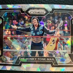 The Honky Tonk Man 2024 Panini Prizm WWE #60 CRACKED ICE PRIZM! 