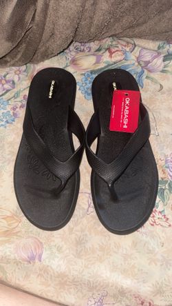 Women maui black large sandals