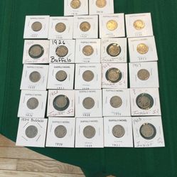 BUFFALO NICKEL SALE. 35 TOTAL. 30 PICTURED.