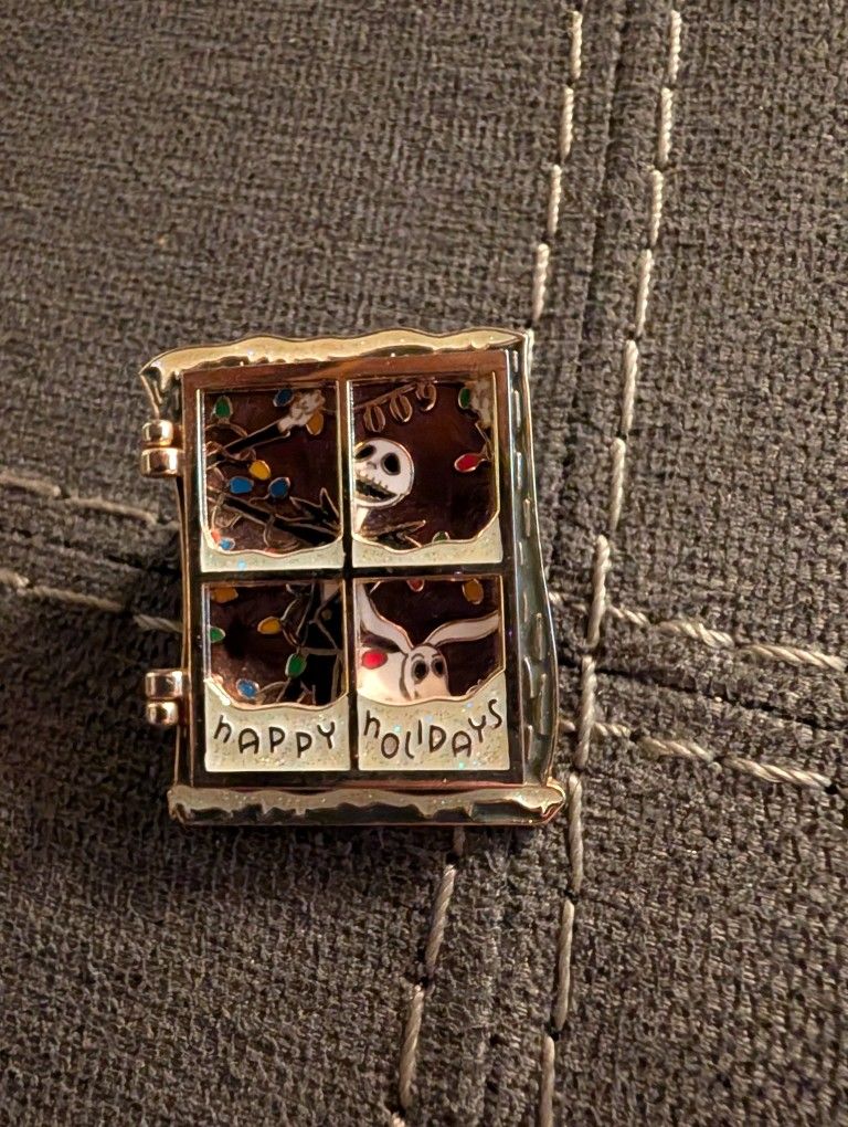 Disney Disneyland 2009 Nightmare before Christmas Jack Zero Frosted Window pin