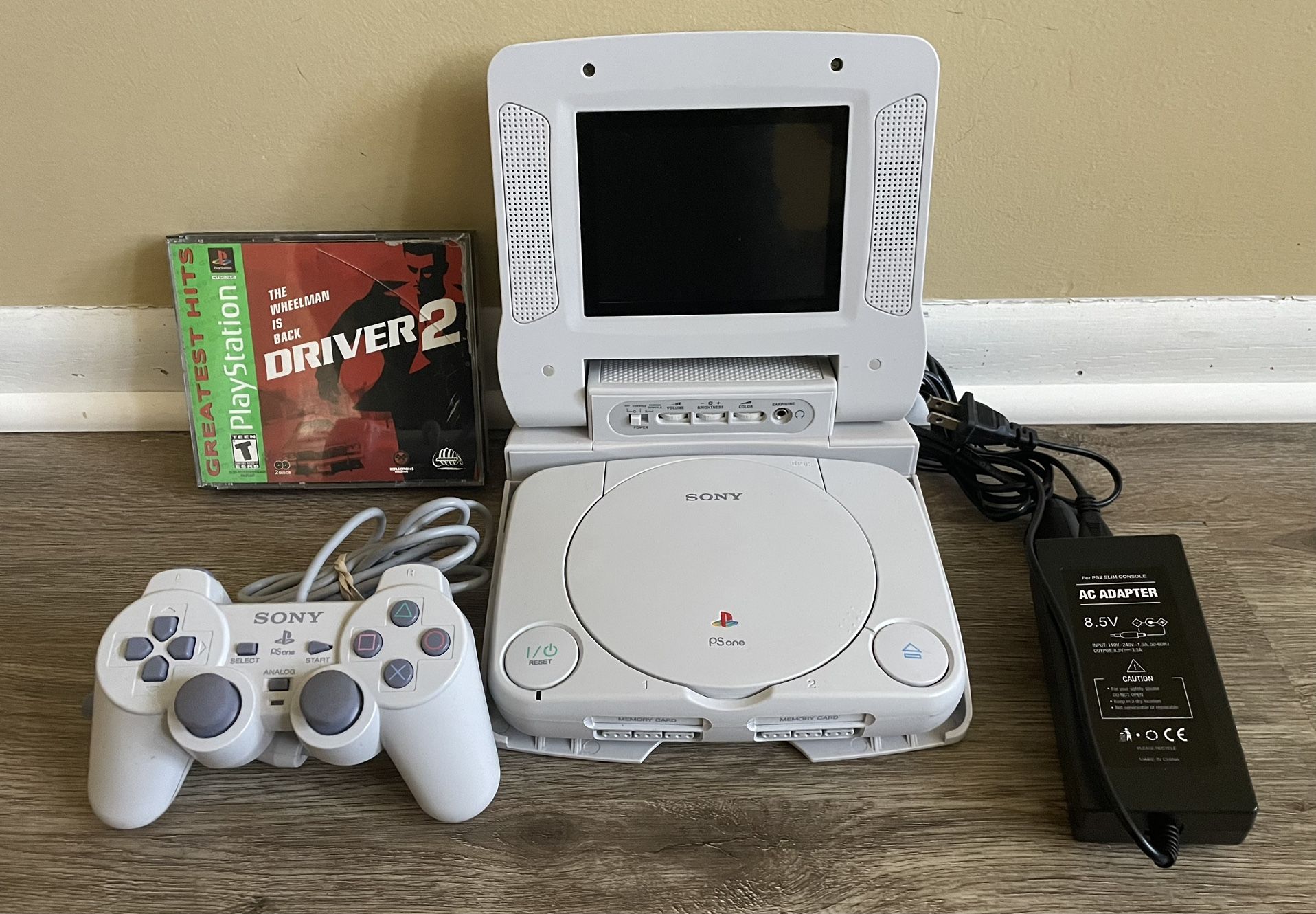 Sony PSOne with Intec LCD Screen