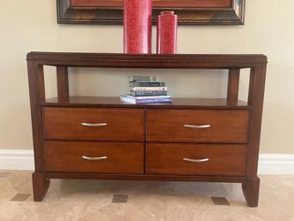 Buffet table with drawers