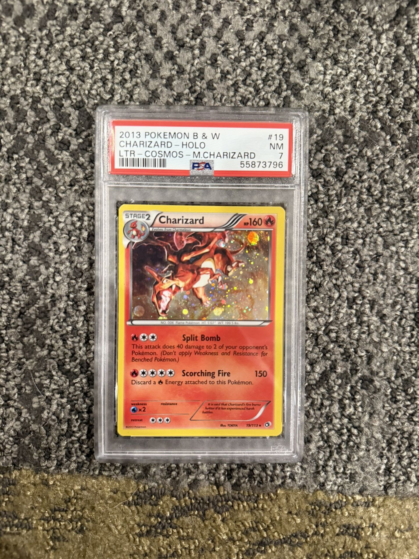 Legendary Treasure Charizard Holo PSA 7