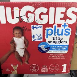 Huggies Plus Diapers Size 1 – 192 Count
