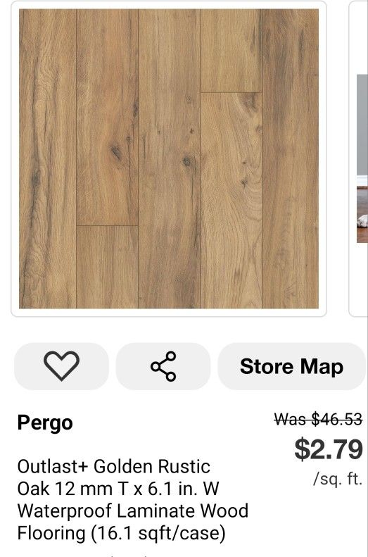 Outlast Golden Rustic Oak Laminate Flooring