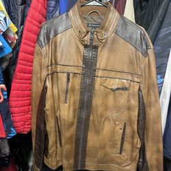 Inc Faux Leather Jacket Chamarra Piel Sintética Xl