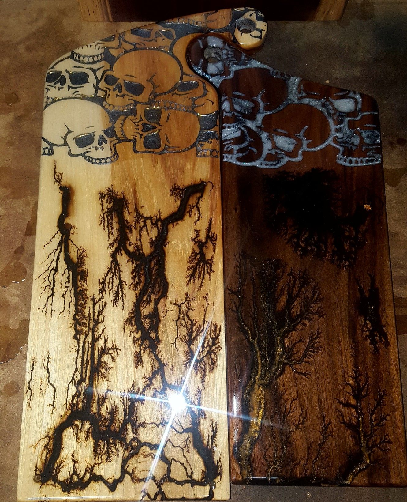 Serving/Cutting board with Coasters