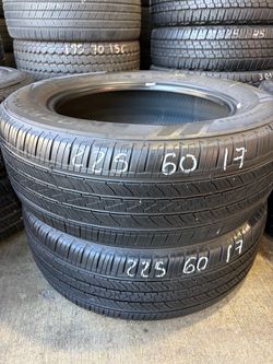 225/60r17 Two Cooper Tires In Great Shape