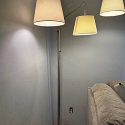 3 Light Floor Lamp With 3 Way Switch 