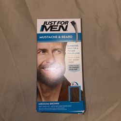 Just For Men M-35 MEDIUM BROWN Mustache & Beard Brush In