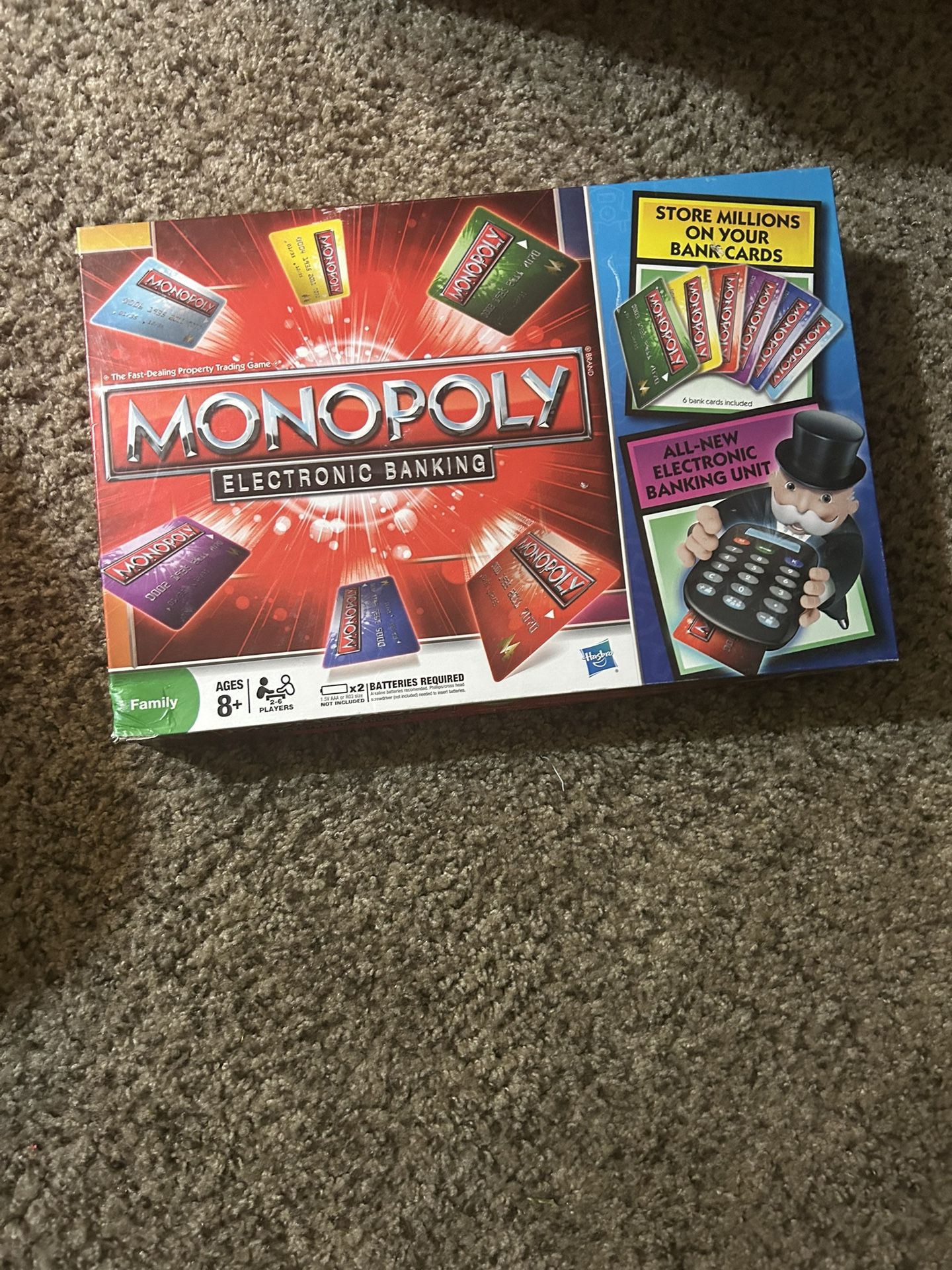 Monopoly Electronic Banking COMPLETE UNIT WORKS Hasbro Bank Cards and Game