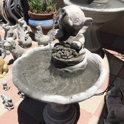 New Water Fountain Made Out Of  Cement 