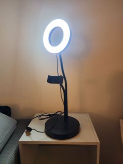 IKEA Ring lamp with phone holder LÅNESPELARE