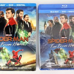 Spider-Man Far From Home (Blu-ray +DVD) w/ Slipcover *NEW SEALED*