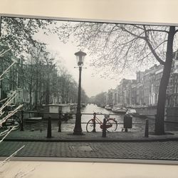 Canvas Wall Art Amsterdam 36” X 55”