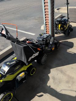 ECHO
21 in. 190 cc Briggs and Stratton Gas 3-in-1 Dual Blade RWD Self-Propelled Lawn Mower with Single Lever Deck Adjustment