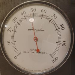 Vintage Airguide Desktop Hygrometer - 1960s MCM - Tested & Accurate!