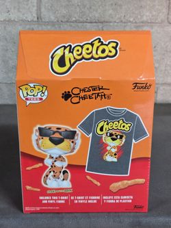 Funko Pop Tees Cheetos Chester Cheetah Bundle