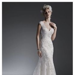 Beautiful Wedding Dress  Size 14 OBO