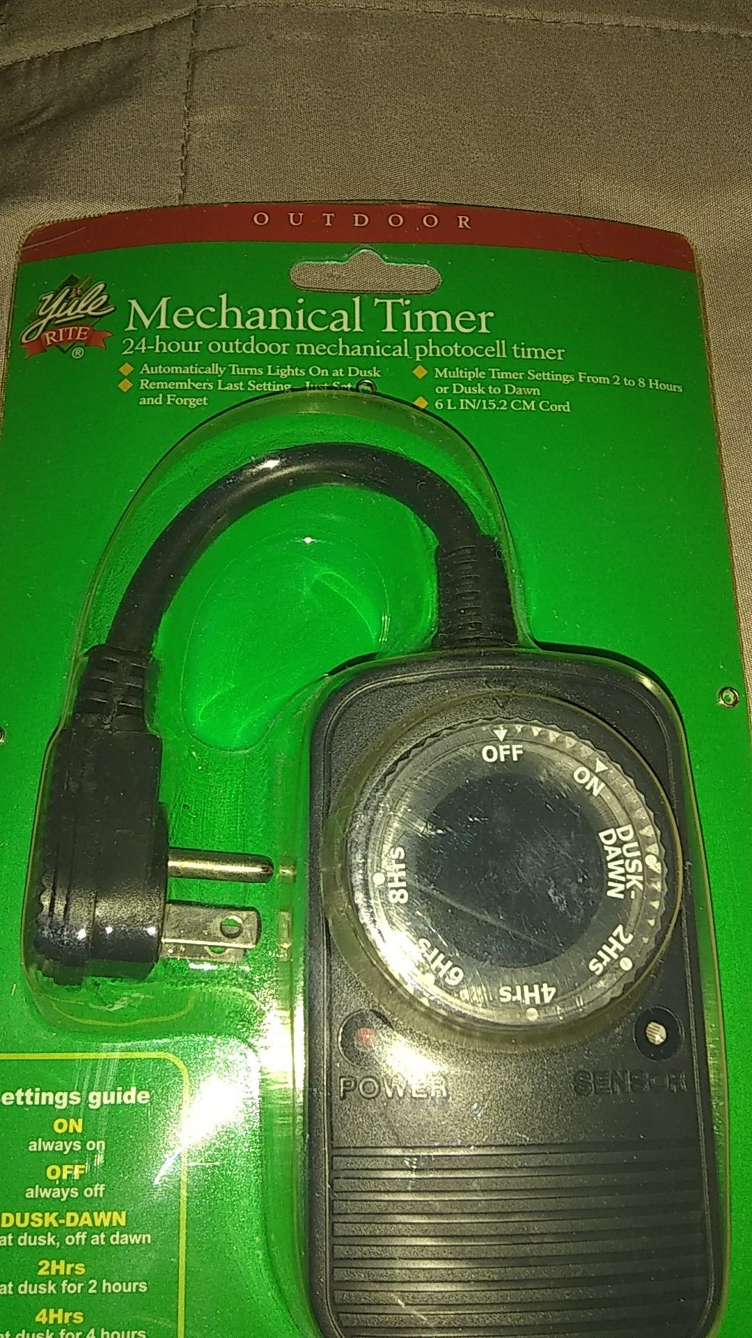 Mechanical Timer for lights