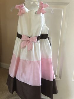 Brand New with Tags Sz 5 Dress with ribbons