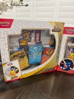 Pokémon 30th Poster Collection Box, & EX Boxe