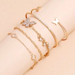 Butterfly 5pc Bracelet