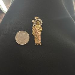 14 Karat San Judas Pendant