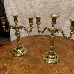Two Candles Holders 