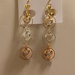Bellos Aretes Oro Laminado Florentino 