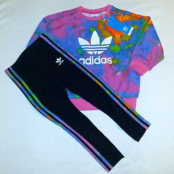 Adidas Girls Youth 2pc Active Set - 2XS 