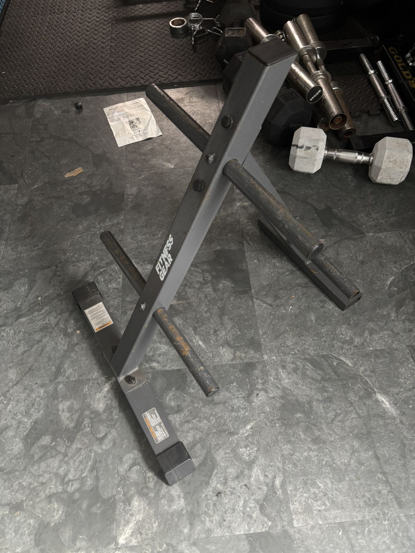 Fitness Gear Weight Tree Rack