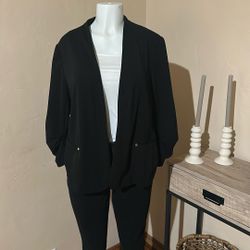 Nine West Blazer Size Xl 