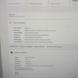 HP Envy All-in-one Desktop PC