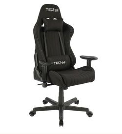 Gaming Chair | Black | Fabric | Ask for desk